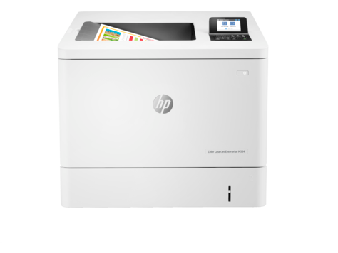 Impressora HP LaserJet M554dn em cores série empresarial