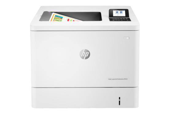 Color Laser Printers, HP Color LaserJet Enterprise M554dn Printer