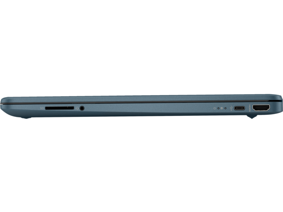 21C1 - Intel - HP 15 Laptop PC - 15 - Spruce Blue, nonODD - Left Profile Closed