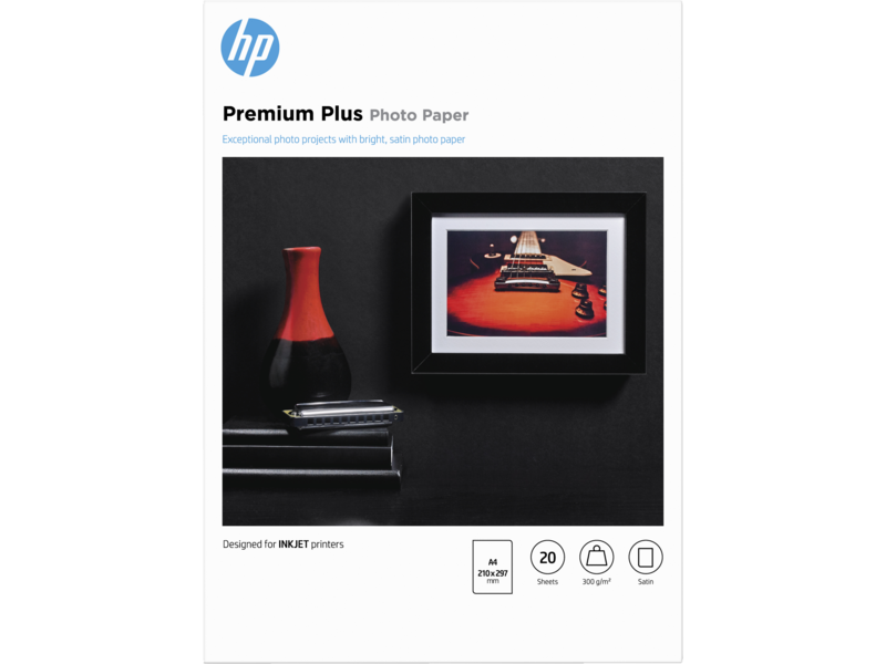 geweld vervorming controller HP Premium Plus zachtglanzend fotopapier, 20 vel, A4/210 x 297 mm | HP®  België