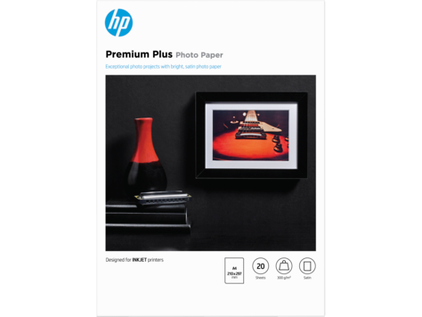 HP CR673A Premium Plus félfényes fotópapír 299gr - 20 lap/A4/210 x 297 mm