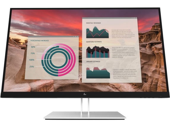 Business Monitors, HP E27u G4 QHD USB-C Monitor