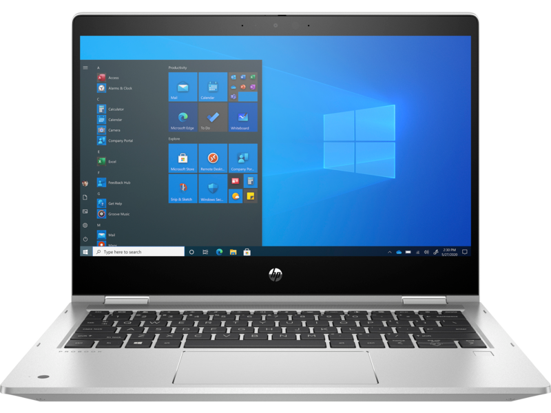 HP ProBook x360 435 G8 (non-Pro) Catalog (13, NaturalSilver, nonPro,T, nonODD, FPR) Win 10 screen, C