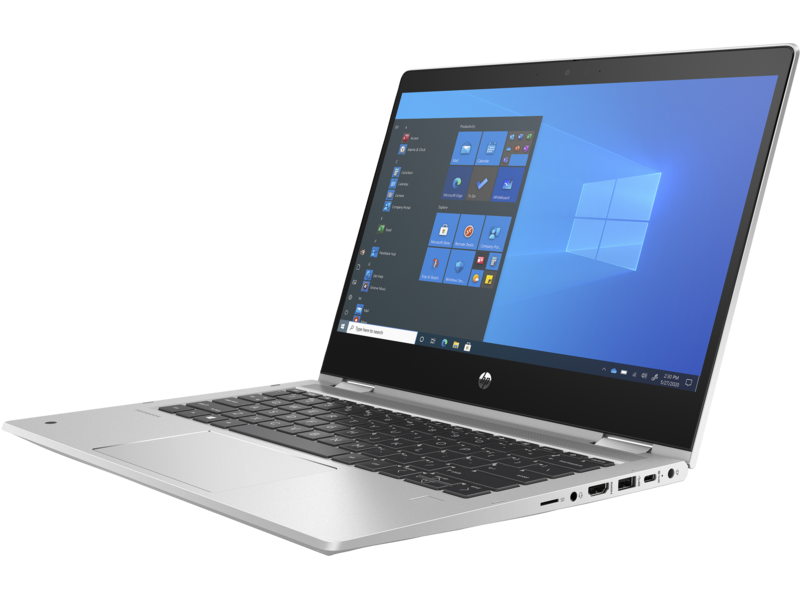 HP ProBook x360 435 G8 (non-Pro) Catalog (13, NaturalSilver, nonPro,T, nonODD, FPR) Win 10 screen, L