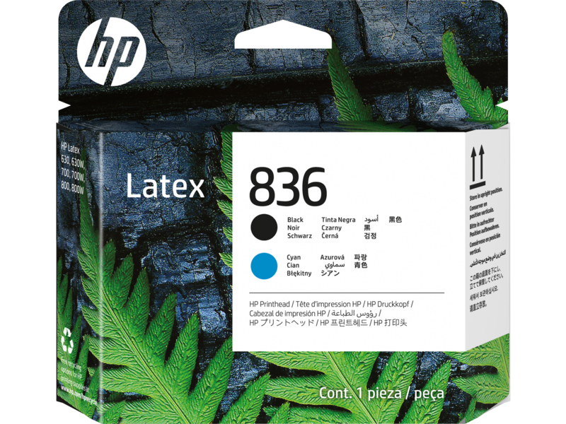 HP 836 Ireland Latex HP® Black/Cyan Printhead |