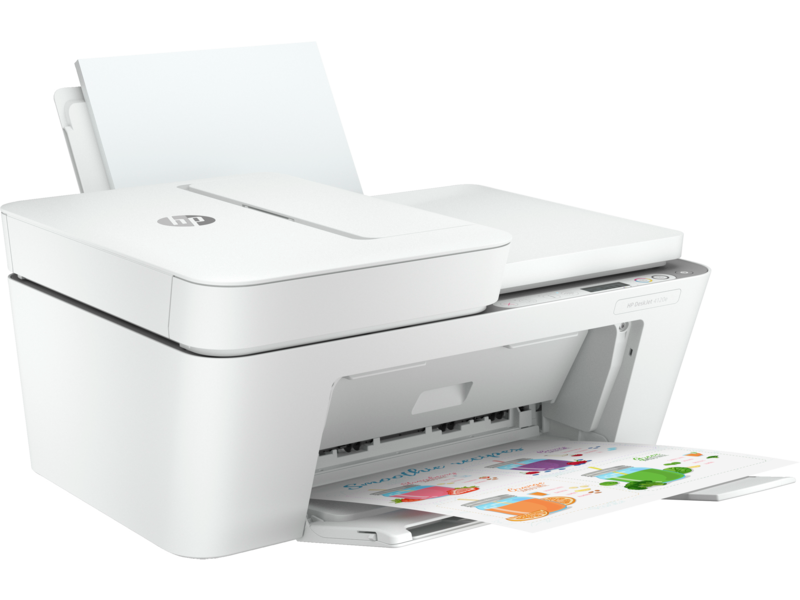 HP DeskJet 4120e Imprimante tout en un - Jet d'encre couleur – 6 mois  d'Instant Ink inclus avec HP+ (Photocopie, Scan, Impression, Wifi, Chargeur  automatique de documents) : : Informatique