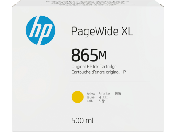 Image for HP 865M 500-ml Yellow PageWide XL Ink Cartridge from HP2BFED