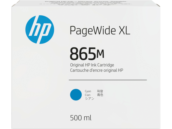 Image for HP 865M 500-ml Cyan PageWide XL Ink Cartridge from HP2BFED