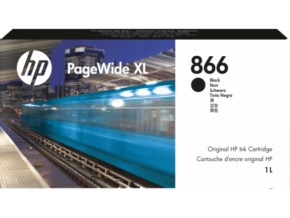 Image for HP 866 1-liter Black PageWide XL Ink Cartridge from HP2BFED