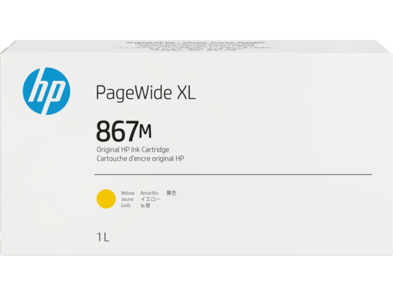 Image for HP 867M 1-liter Yellow PageWide XL Ink Cartridge from HP2BFED