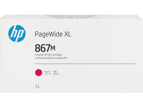 Image for HP 867M 1-liter Magenta PageWide XL Ink Cartridge from HP2BFED