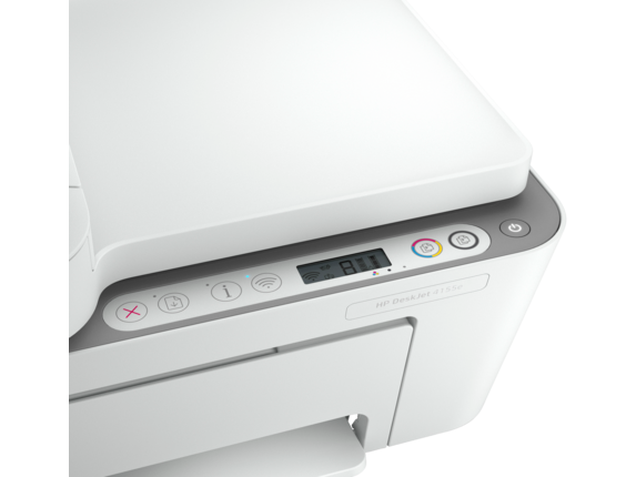 HP DeskJet 4155e Wireless All in One Color Printer with 3 months Free Ink  with HP 26Q90A - Office Depot
