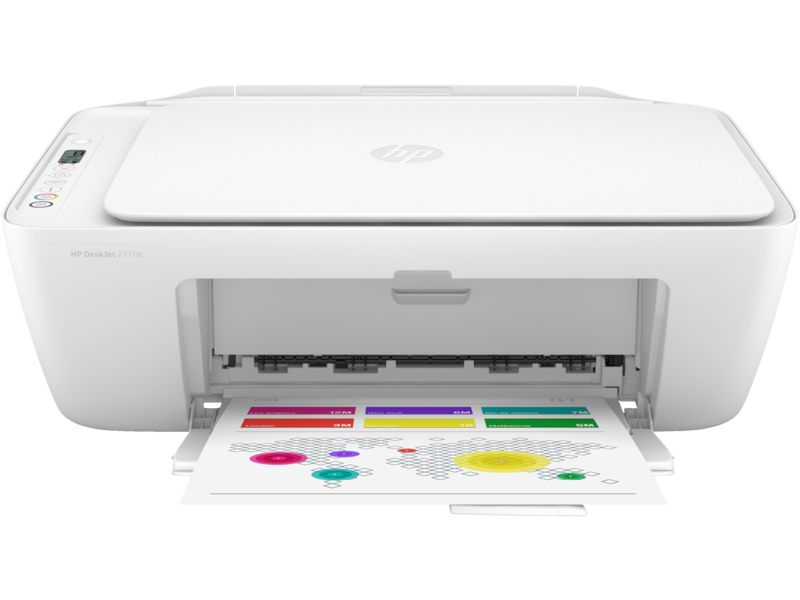 HP DeskJet 2710e All-in-One Wireless Inkjet Printer with HP Plus White  195161618130
