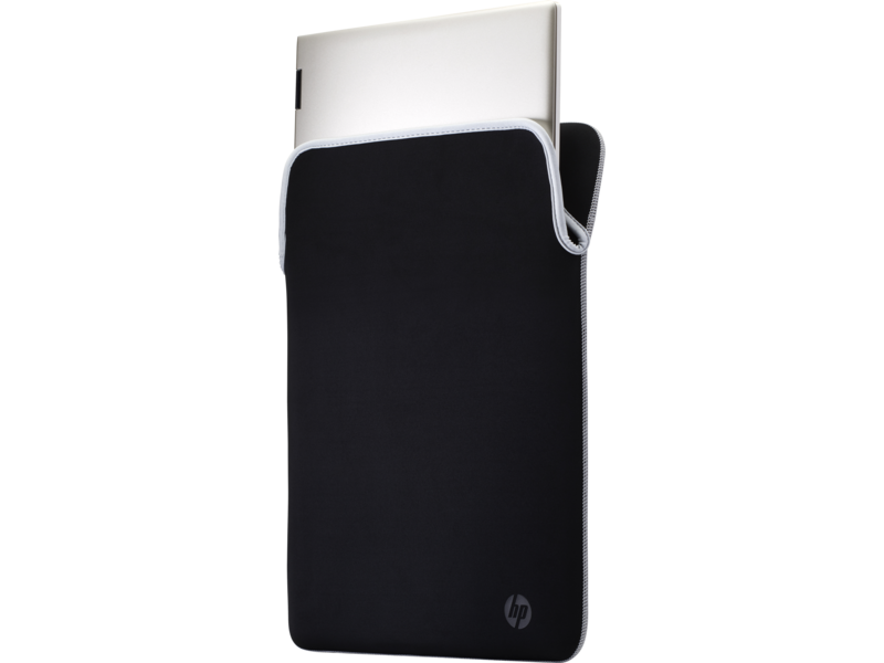 FUNDA HP Neopreno reversible para notebook 14. Black/Silver - Mesajil