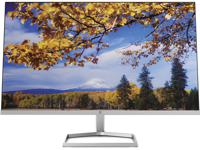 21C1 - HP M27F - Jet Black/Natural Silver, FHD, AMD Freesync, Front