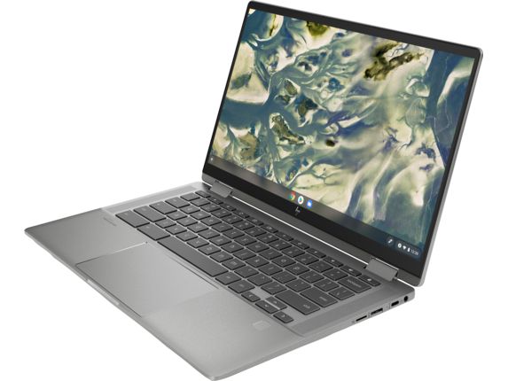Chrome OS School Webcam & Dual Mics Intel Celeron Processor 32 GB eMMC Long Battery Life 4 GB RAM HP Chromebook x360 14 Laptop 14” HD 14a-ca0050nr, 2021 Work 1366 x 768 Streaming 