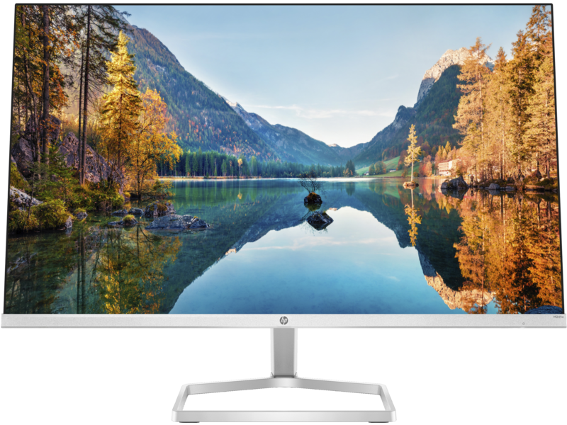 21C1 - HP M24FW - Ceramic White/Natural Silver, FHD, AMD Freesync, Front
