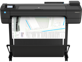 HP DesignJet T730 Large Format Wireless Plotter - 36", Security Features (F9A29D)