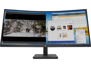 HP M34d WQHD Curved Monitor