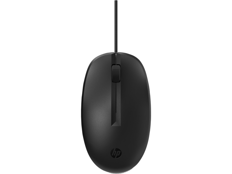 HP 125 Wired Mouse - Top down