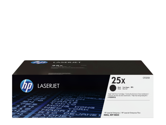 HP Laser Toner Cartridges and Kits, HP 25X High Yield Black Original LaserJet Toner Cartridge, CF325X