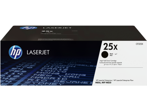 HP 25X CF325X nagy kapacitású eredeti fekete toner / festékkazetta LaserJet M806 M830 (34500 old.)