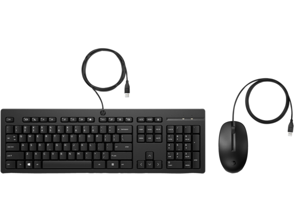 HP 225 Wired Mouse and Keyboard Combo|286J4UT#ABA