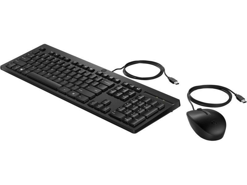 Verlichten voordeel Kust HP 225 muis en toetsenbord met kabel | HP® België