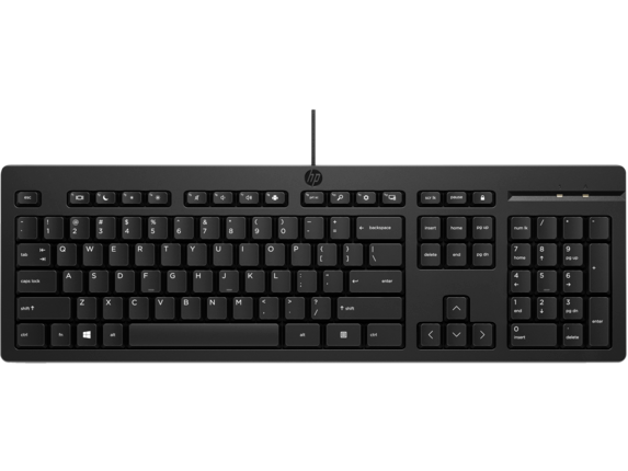 Keyboards/Other Input Devices, HP 125 Wired Keyboard