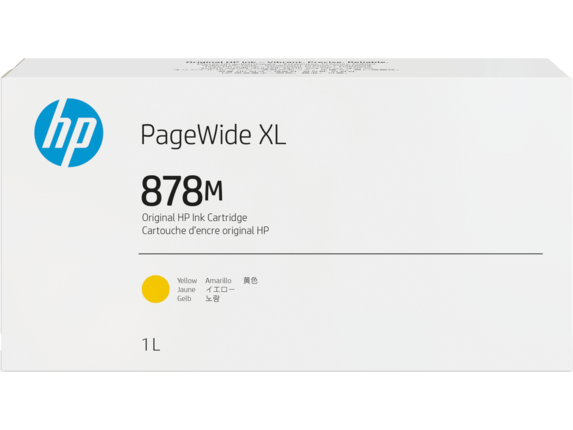 Image for HP 878M 1-liter Yellow PageWide XL Ink Cartridge from HP2BFED