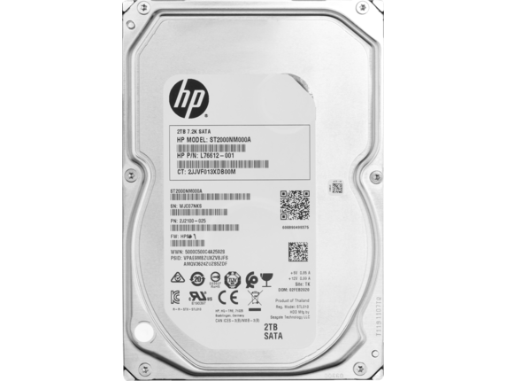 Image for 2TB 7200RPM SATA 3.5in Enterprise from HP2BFED