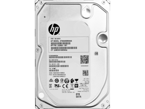 Image for 8TB 7200RPM SATA 3.5in Enterprise from HP2BFED
