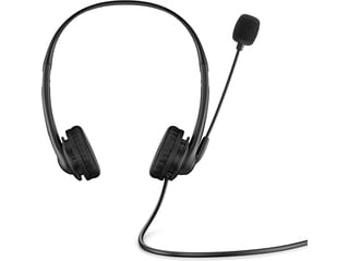 21C2 - 21C2 - HP Stereo 3.5mm Headset G2 Shadow Black Coreset Front Boom Up