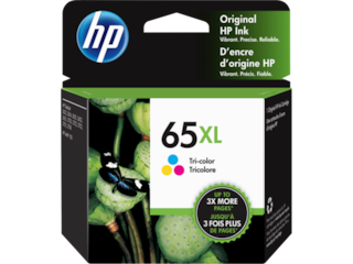 HP 65XL Tri-color Original Ink Cartridge, N9K03AN#140