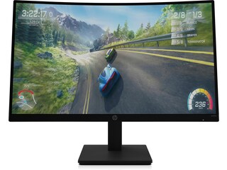 21C1 - HP X27c - 27 Inch Monitor - Jack Black, IPS, AMD Freesync, 165Hz, 1ms Response Time, Front Fa