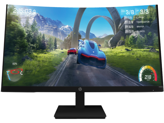 HP Home Monitors, HP X32c FHD Gaming Monitor