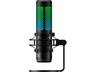 HyperX QuadCast S - USB Microphone (Black-Grey) - RGB Lighting