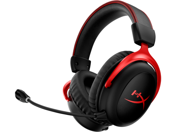 HyperX Gaming Headsets, HyperX Cloud II Wireless - Gaming Headset (Black-Red)