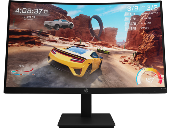 HP Home Monitors, HP X27qc QHD Gaming Monitor