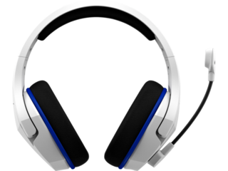 HyperX Cloud Stinger Core - Wireless Gaming Headset (White-Blue) - PS5-PS4