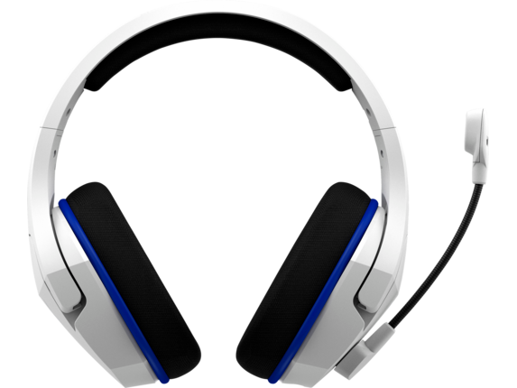 HyperX Gaming Headsets, HyperX Cloud Stinger Core - Wireless Gaming Headset (White-Blue) - PS5-PS4