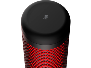 HyperX QuadCast - USB Microphone (Black-Red) - Red Lighting