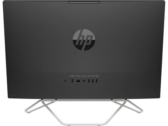 21C2 - Intel HP 24 inch All-in-One Desktop PC Jet Black NT HDcam CoreSet Back