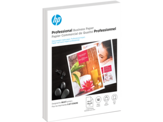 HP Professional Business Paper, Matte, 48 lb, 8.5 x 11 in. (216 x 279 mm), 50 sheets 4WN01A