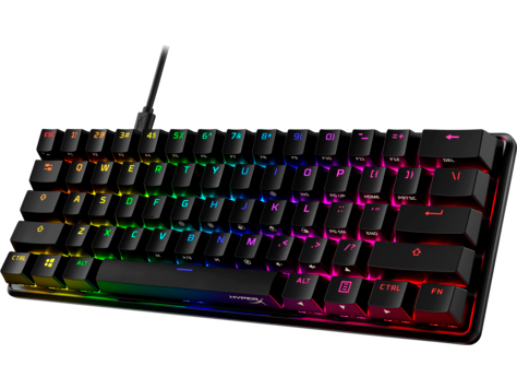 HP 4P5N4AA HyperX Alloy Origins 60 – mechanikus Gaming billentyűzet – HX Red (US billentyűkiosztás)