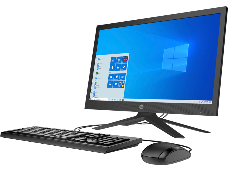 HP 200 G8 21 All-in-One PC (LA) Left Facing