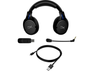 HyperX Cloud Flight - Wireless Gaming Headset (Black-Blue) - PS5-PS4