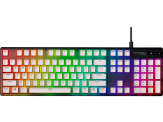 HyperX Pudding Keycaps - Full Key Set - PBT - White (US Layout)