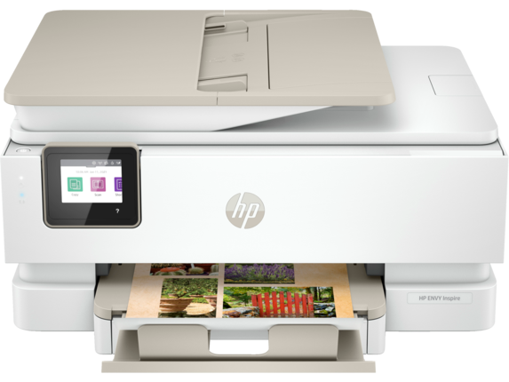 HP ENVY Inspire 7955e All-in-One Printer with Bonus 6 Months of Instant Ink with HP+ [Print, copy, scan, 2-sided print, auto document feeder, mobile/wireless, Home and work documents, creative projects, advanced photo features, 6 months Instant Ink an...