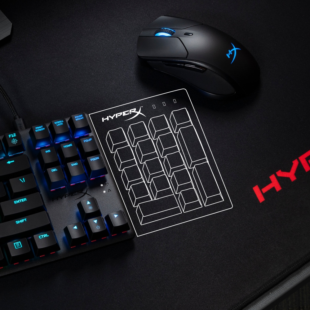 HP 4P5P1AA HyperX Alloy Origins Core – mechanikus Gaming billentyűzet – HX Aqua (US billentyűkiosztás)